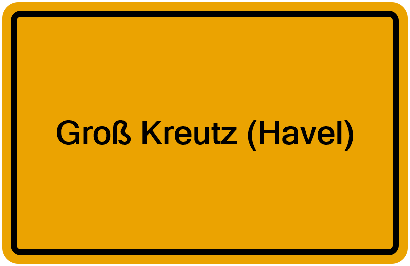 Handelsregister Groß Kreutz (Havel)